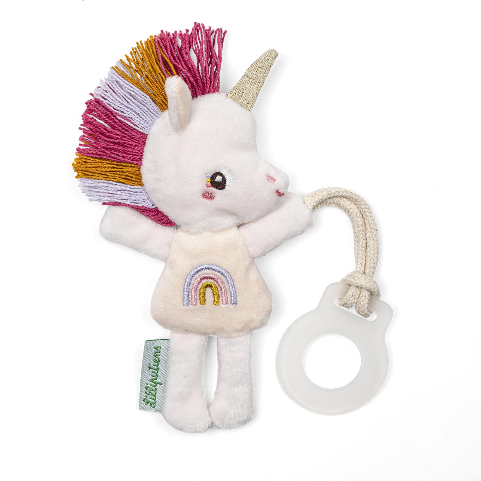 Lilliputiens Lena Mini Nachtvriend lichtgevende knuffel meerkleurig