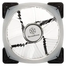 Silverstone SST-FW123-RGB, RGB Lüfter (120 mm, 1x), PC Lüfter, Schwarz, Transparent