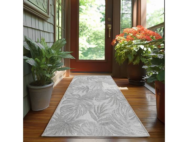 Tapis de couloir Desert 1302 80 x 250cm Gris/Gris
