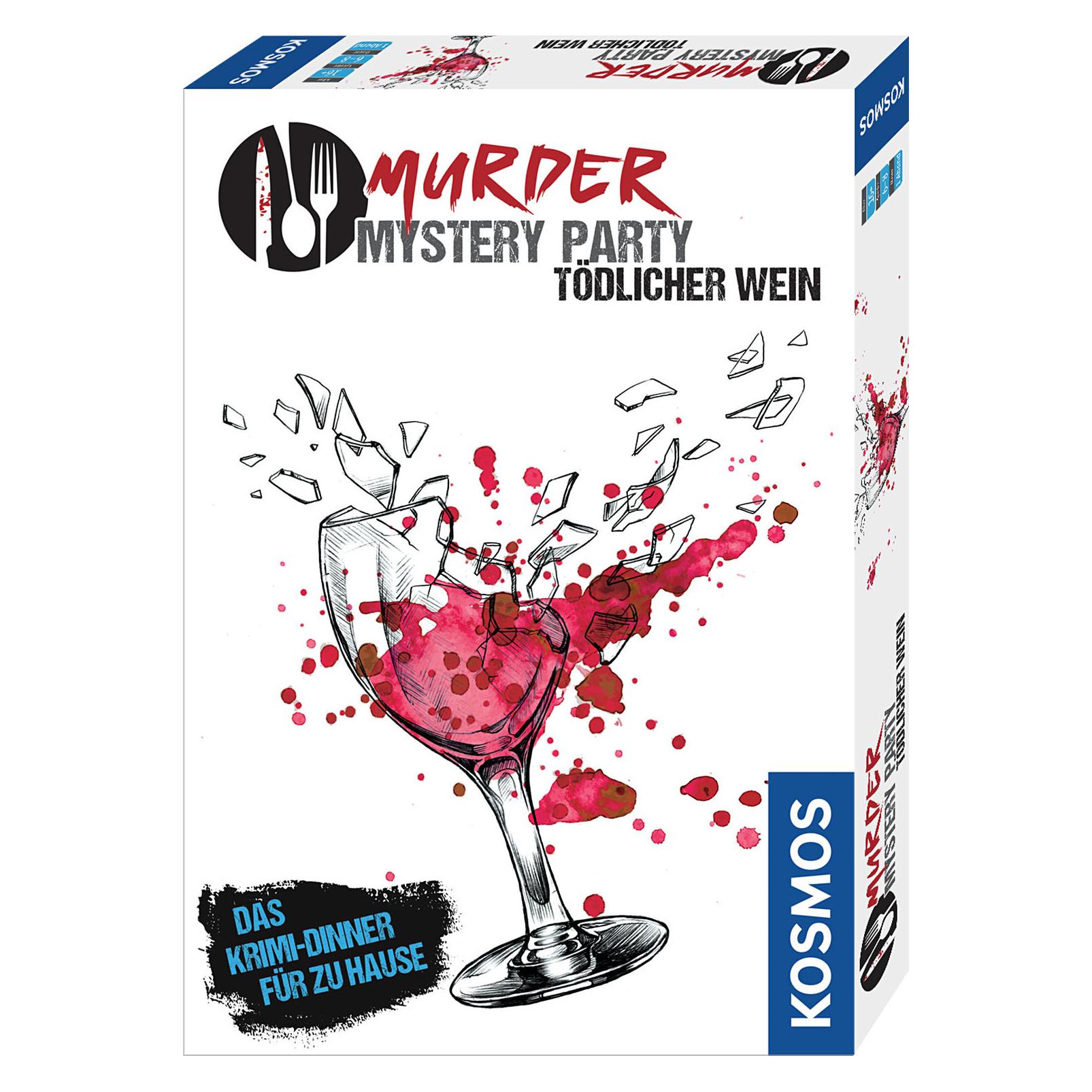 Kosmos Murder Mystery Party - Tödlicher Wein (Deutsch, 6 - 8 Spieler) (29789260)