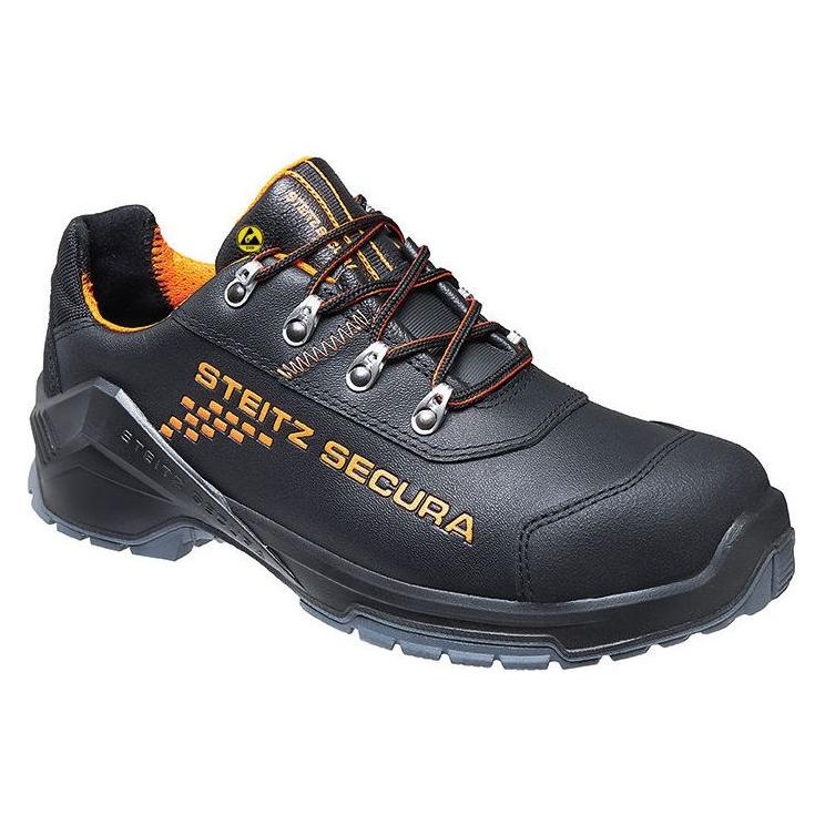 Steitz Halbschuh schwarz/orange VD 7500 SST, S3 NB 39 (S3, 39) (VD 7500 SST ESD NB 38)