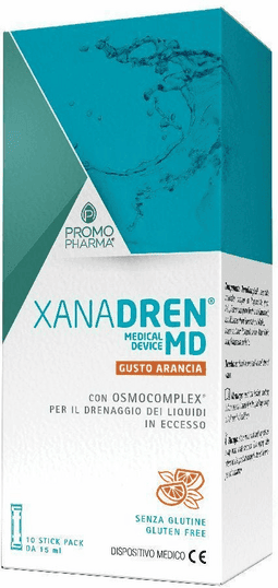 Promopharma Xanadren MD Drenante Gusto Ananas 10 Stick