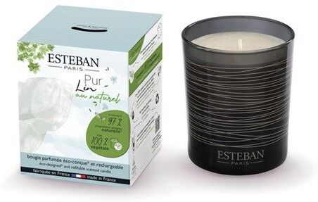 Nature & Decouvertes Vela Perfumada Esteban Puro Linho Natural 180gr