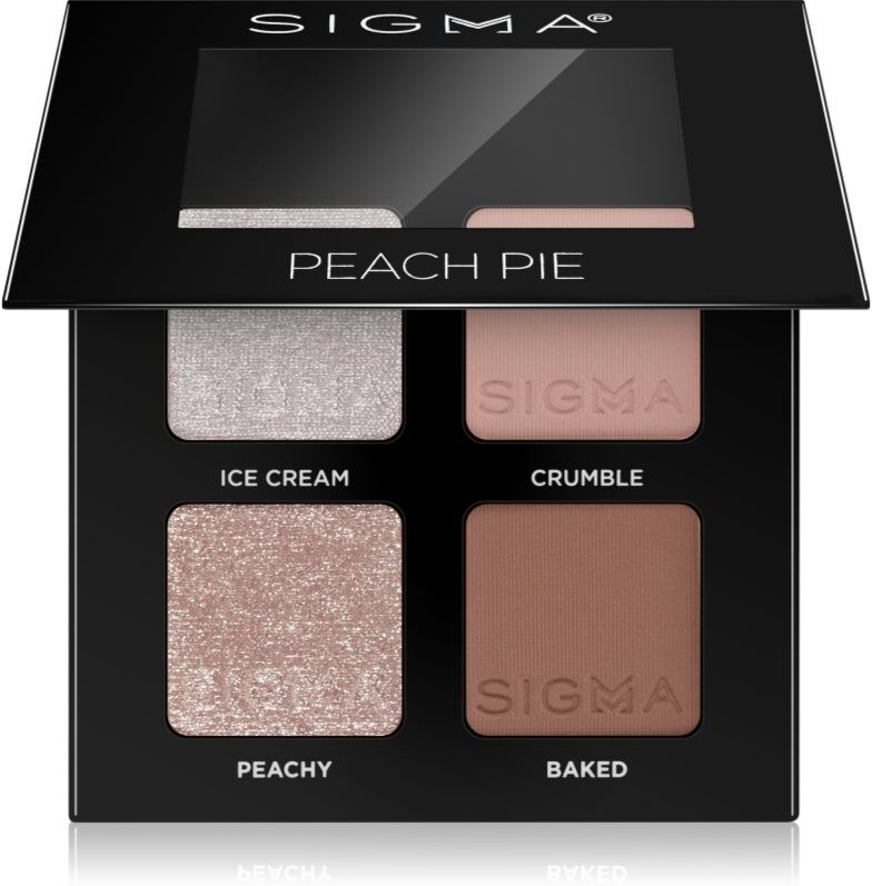 Sigma Beauty Quad eyeshadow palette shade Peach Pie 4 g