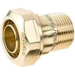 Beulco, Zubehör Sanitärinstallation, PE-Übergangsstück 6601 MS, 1 1/2 AG, 50x4,5/4,6mm, Stützr. f.