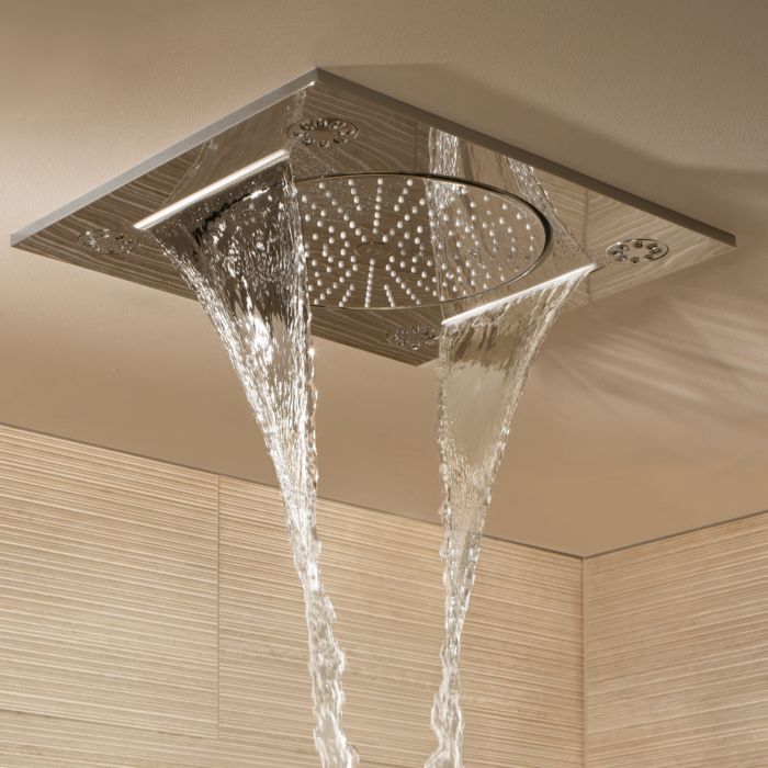 Grohe Rainshower Deckenbrause 27939001 38,1 x 45,6 cm, mit 3 Strahlarten, chrom