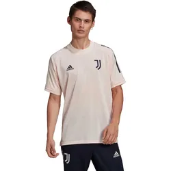 adidas FC Juventus Turin Kurzarm-Trainingsoberteil rosa M