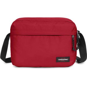 Eastpak Umhängetasche Crosser Scarlet Red, aus Polyester, rot, mit 16'' Laptopfach & Fronttasche, 39 x 28 cm