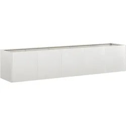 vidaXL Pflanzkübel 200x40x40 cm Edelstahl