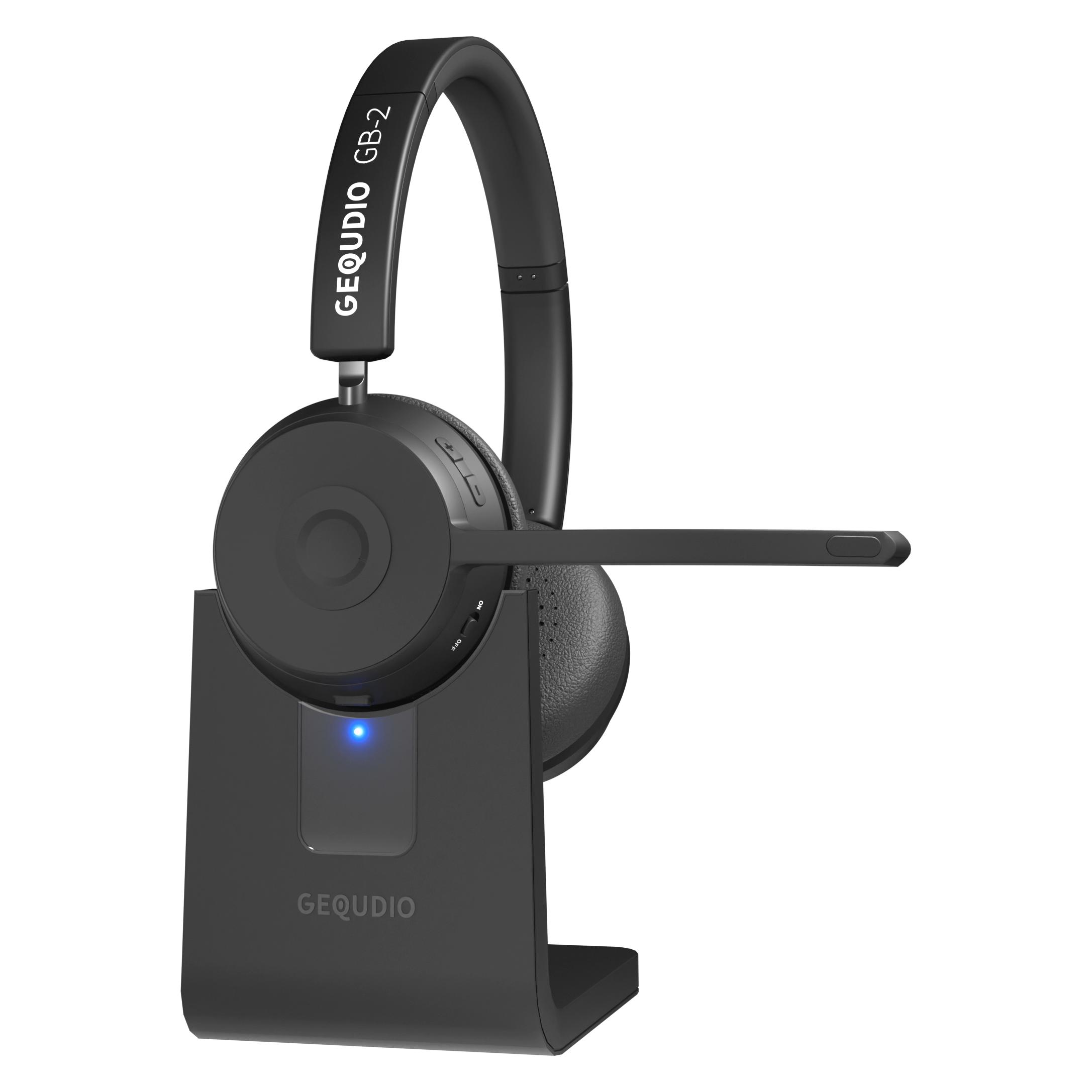 Gequdio Bluetooth Headset GB-2 mit Ladestation (Kabellos) (WA9712)