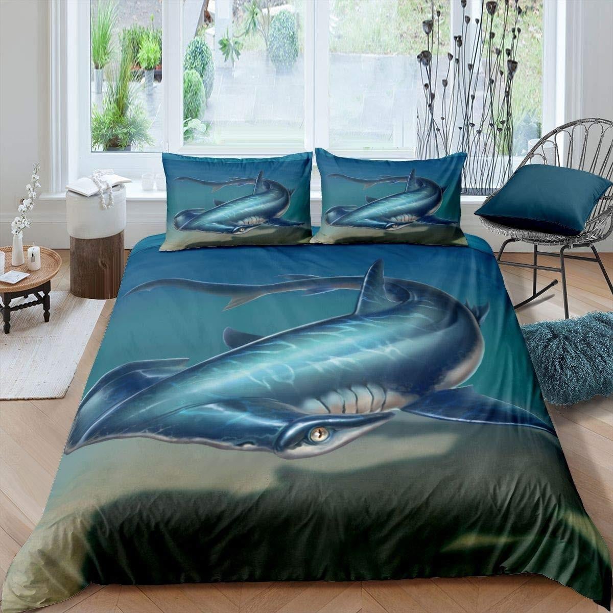 Duvet Cover Set met Haai Ontwerp voor Kinderen