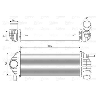 VALEO Ladeluftkühler 818584 für RENAULT