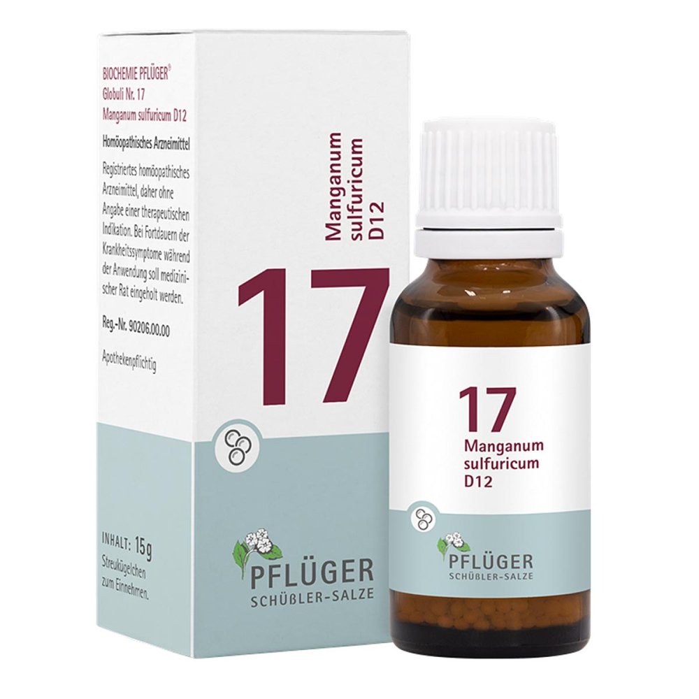 Homöopathisches Laboratorium Alexander Pflüger Gmb Schüßler-Salze Biochemie Pflüger 17 Manganum Sulfur. D12 Gl. 17278314