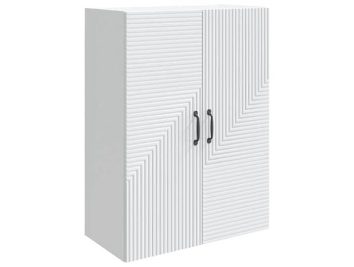 GFEROMRF Wandschrank Weiss 66 x 34,5 x 90 cm Holzwerkstoff mit Regalen Vintage-Design, platzsparende Montage, pflegeleichte Oberfläche, robuste Holzwerkstoff-Konstruktion, vielseitig nutzbar