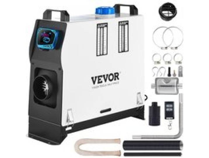 VEVOR Chauffage de Stationnement Diesel Tout en Un, Réchauffeur d'Air Diesel 5kW 12V, Réchauffeur de Stationnement Chauffage Rapide, Chauffage de Voiture Silencieux Écran LCD Télécommande Camping Car