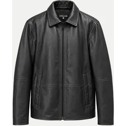 Lederjacke Kellan-W Schwarz 56