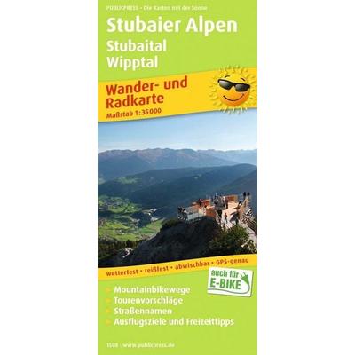 Publicpress Rad- und Wanderkarte Stubaier Alpen, Stubaital, Wipptal 1:35.000, Sonstige von , KOMPASS Freytag & Berndt, 978-3-96132-508-5