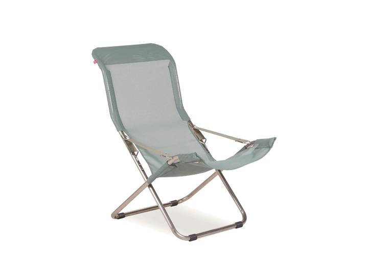 Fiam Fiesta Sonnenstuhl Sage green-Aluminiumgestell