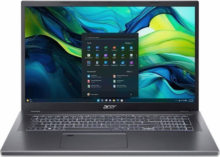 Acer Aspire 17 A17-51M A17-51M-74F2 43,9 cm (17,3 Zoll) Notebook - Full HD - Intel Core 7 150U - 32 GB - 1 TB SSD - Deutsch Tastatur - Eisen - Intel Chip - 1920 x 1080 - Windows 11 Home - Intel - ComfyView (Matt), IPS-Technologie (In-Plane-Switching) - Webcam - 12 Stunden Akku-/Batterielaufzeit - IEEE 802.11ax Wireless LAN Standard