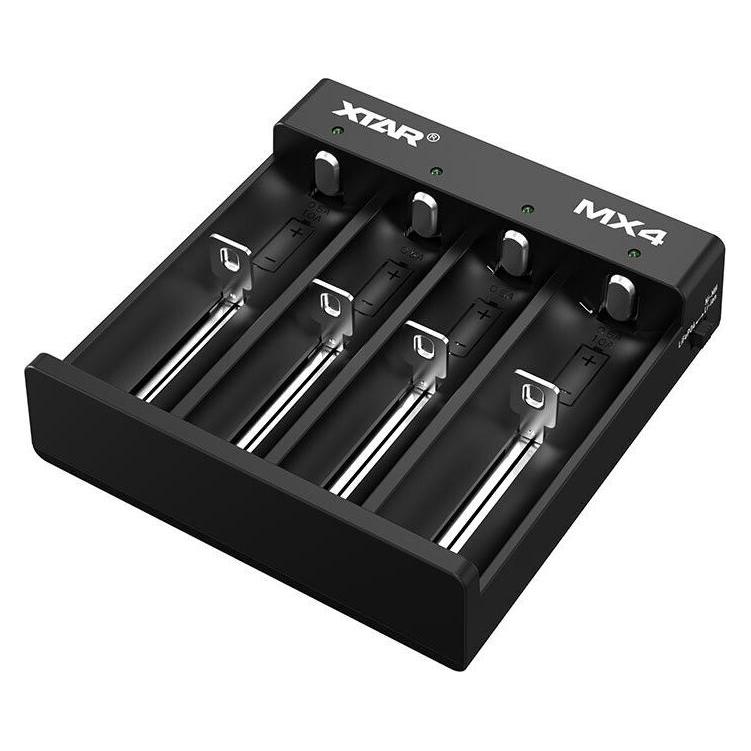 Ladegerät für Li-Ionen-/Ni-MH-Akkus XTAR MX4 (1 Stk., 21700, AA, AAA) (47988360)