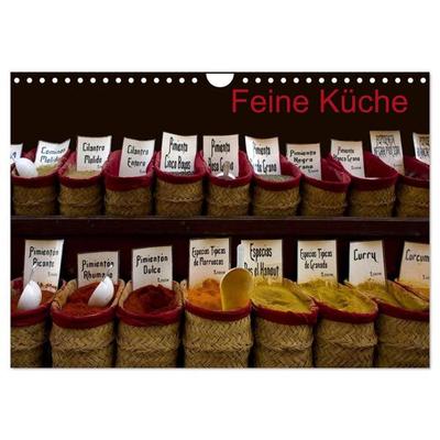 Feine Küche (Wandkalender 2027 DIN A4 quer), CALVENDO Monatskalender
