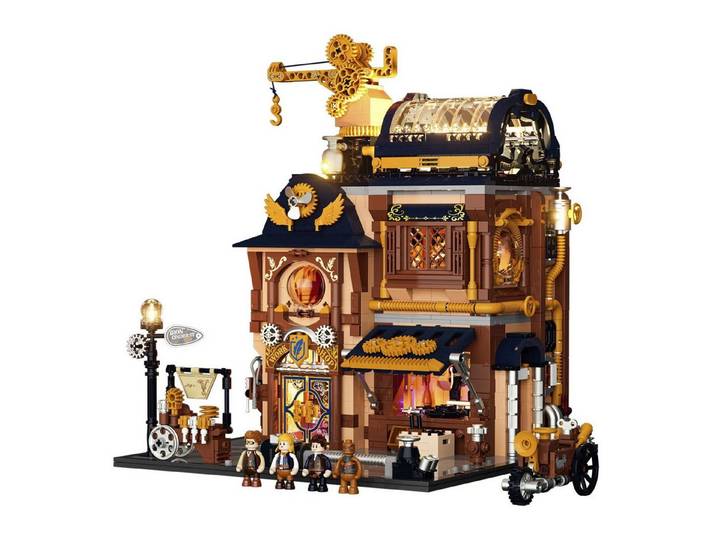 Lumibricks Lumibricks Steampunk-Mechanikwerkstatt, Spielbausteine