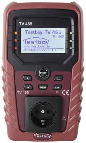 Testboy TV 465 PRO Plus Gerätetester VDE-Norm 0701-0702