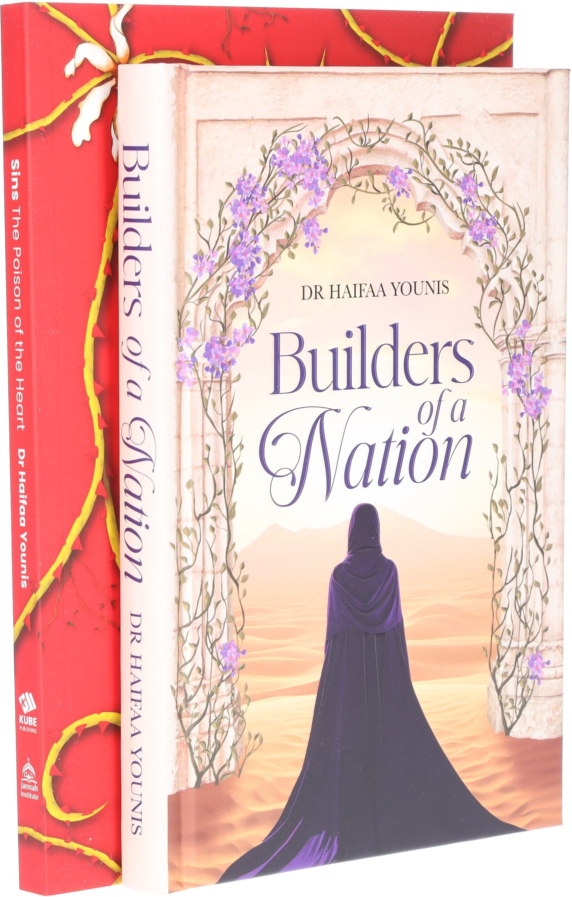 Dr Haifaa Younis 2 Books Collection Set (Sins: Poison of the Heart, Builders of a Nation) - Non Fiction - Paperback/Hardback Kube Publishing