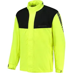 Rusty Stitches Sander, Regenjacke - Neon-Gelb/Schwarz - XL