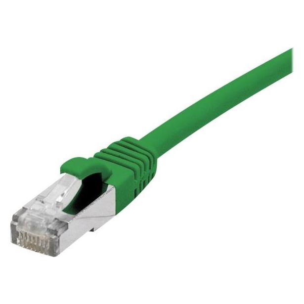 Exertis Connect Dexlan Cat6 RJ45 FTP 0.3 m 0.3m Cat6 S/FTP (S-STP) Grün Netzwerkkabel (S/FTP, CAT6, 0.30 m) (850829)