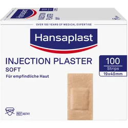 Hansaplast INJECTION PFLASTER SOFT 19x40mm 100 St Pflaster