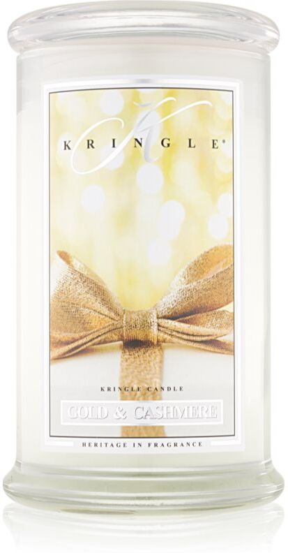 Kringle Candle Gold & Cashmere scented candle 624 g