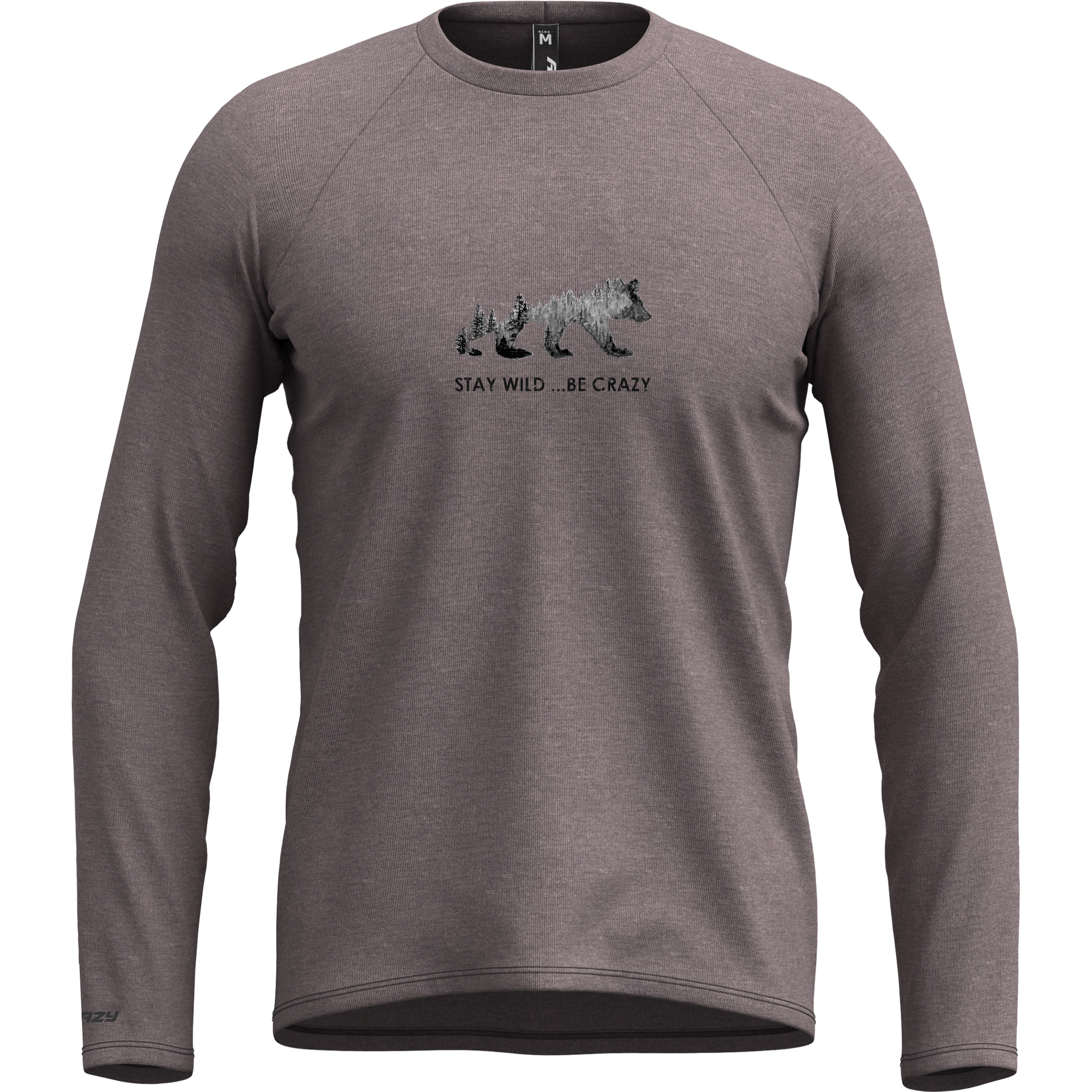 Crazy Gulliver Herren Longsleeves grau Größe XL Lifestyle Hautfreundlich