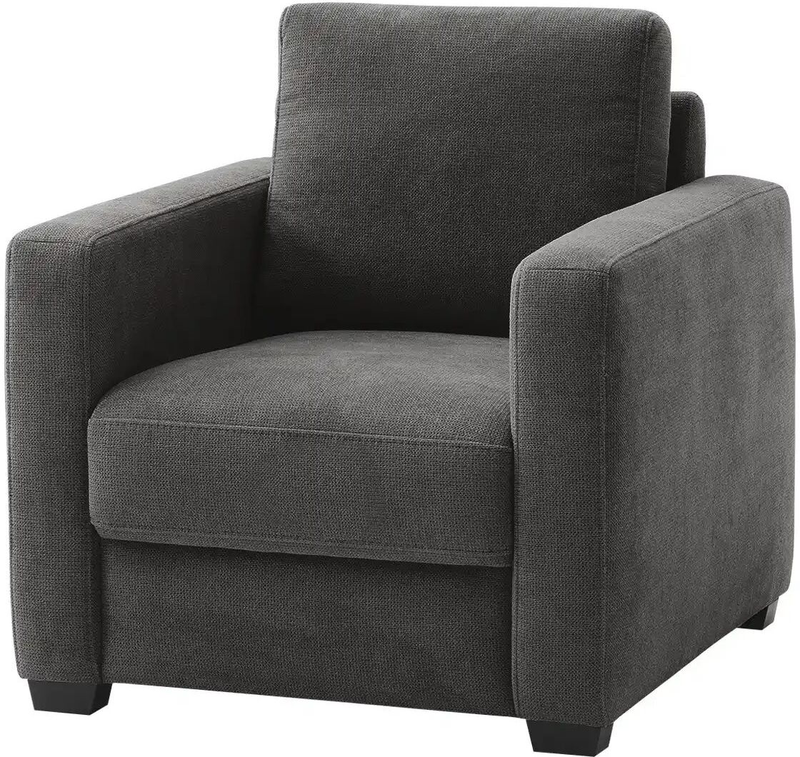 Bobb Sessel mit Boxspringpolsterung  Lisa de Luxe ¦ schwarz ¦ Maße (cm): B: 85