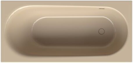 Bette BetteComodo Badewanne 1643-003 170x80x45cm, Überlauf hinten, Fußende rechts, bahamabeige