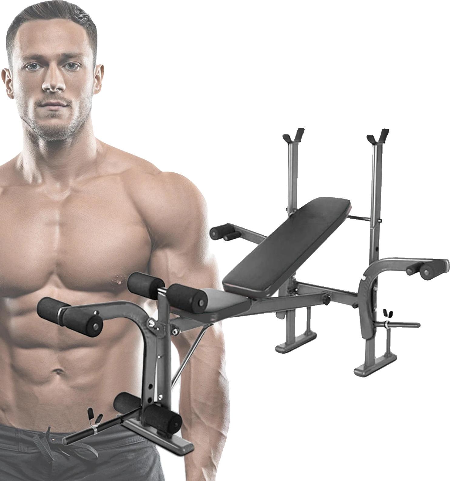 Gewichtsbänke, verstellbare Rückenlehne, umfassende Fitnesslösung, Schwarz