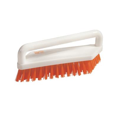 Haug ANTI BAC Scheuerbürste - dauerhafter, antibakterieller Schutz & Hygiene, weiß/orange