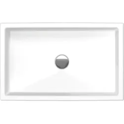 Duravit Vero Air Aufsatzbecken geschliffen 2351600000 ohne Hahnloch, Überlauf, Hahnlochbank, 60 x 38 cm, weiß