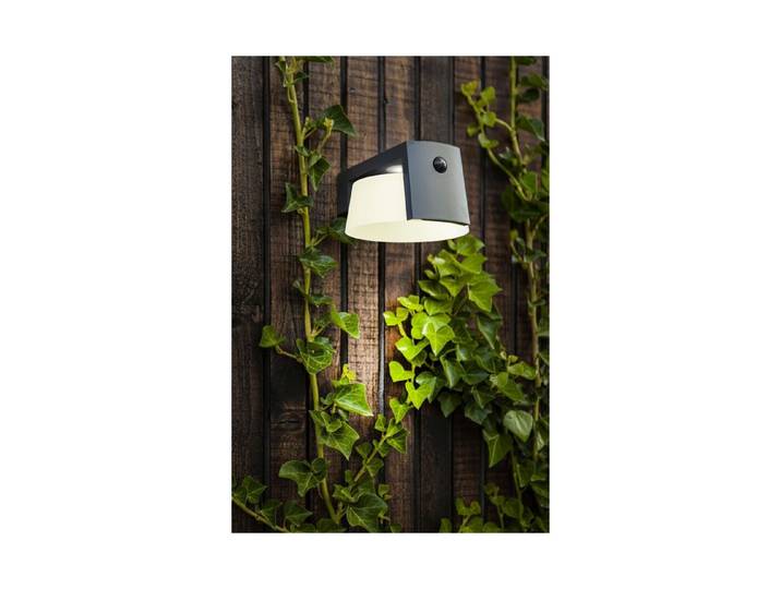 Lutec Solarleuchte Moon Alu, Bewegungsmelder