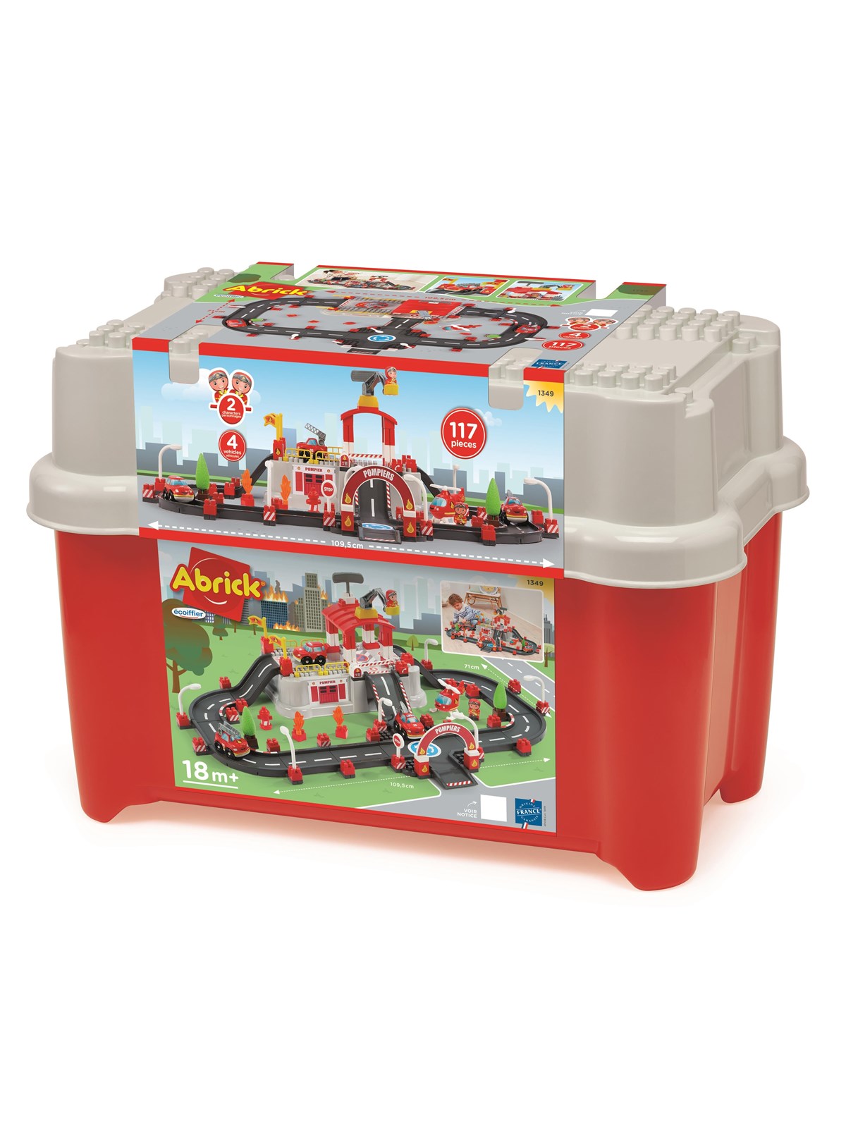 Ecoiffier Fire Station Circuit in a barrel