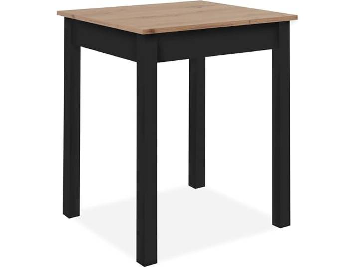 Finori Esstisch Capri 81A Artisan Oak/schwarz rechteckig melaminbeschichtet HxBxT 76x60x67 cm