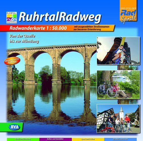 Ruhrtal-Radweg. Radwanderkarte 1 : 50 000: Von der Quelle bis zur Mündung. Mit ausgewählten Straßennamen zur besseren Orientierung - Preis vom 09.10.2026 07:28:09 h