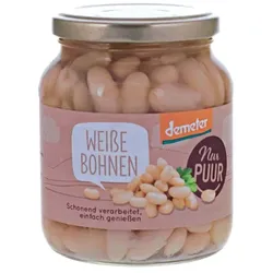 NurPuur Weiße Bohnen demeter 350g