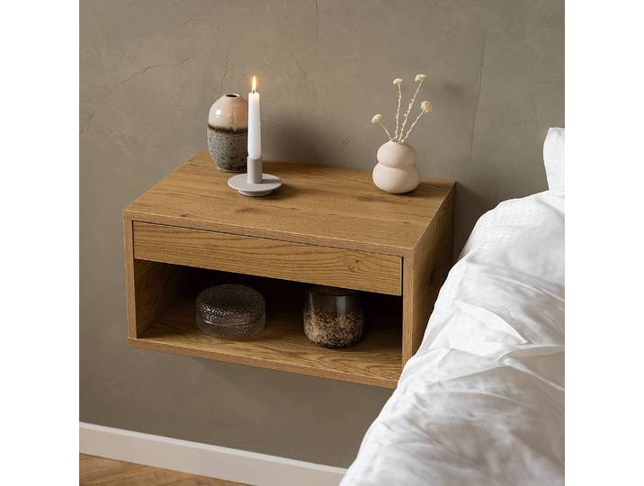 Hänge-Nachtkommode Holds 50 x 24 x 35cm Braun