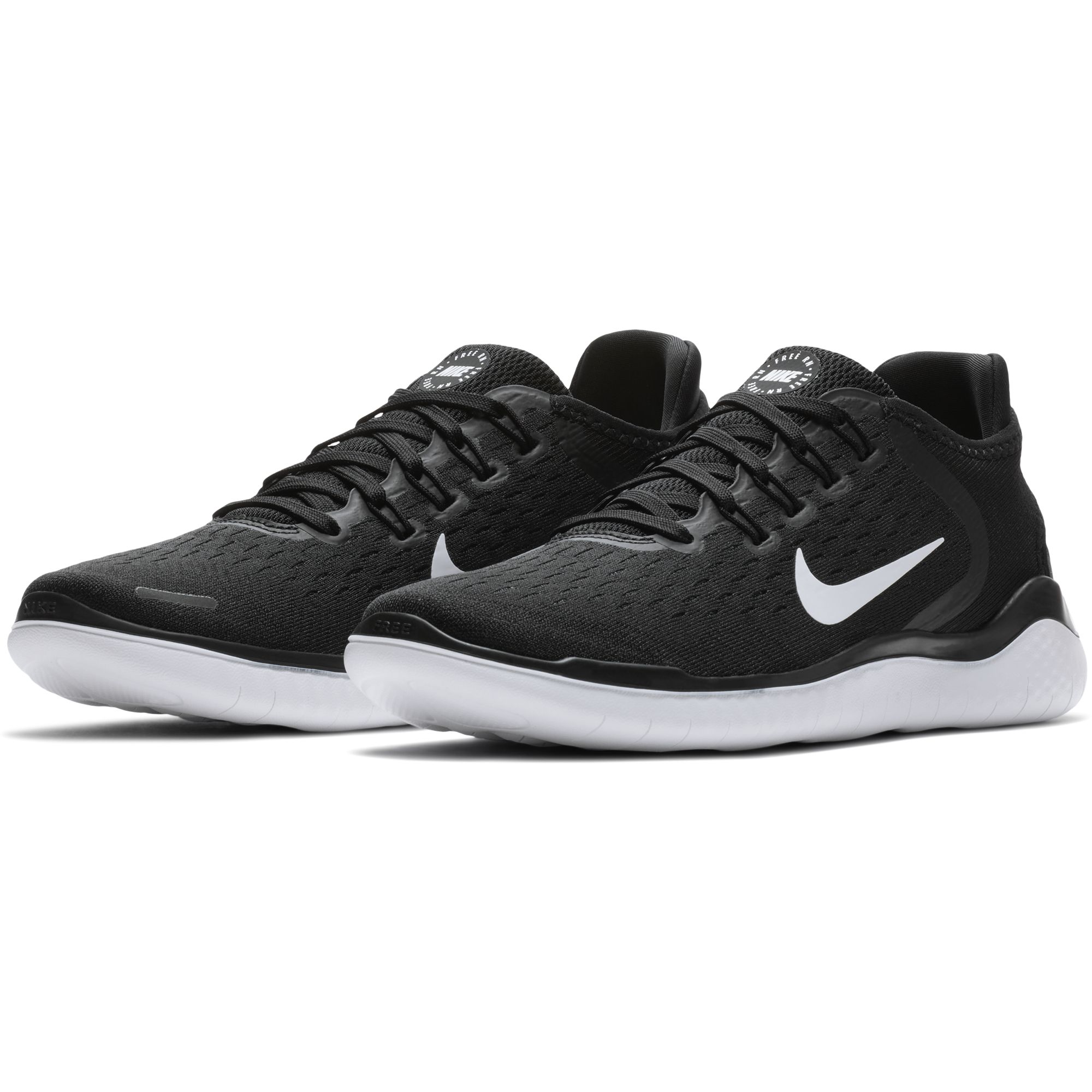 Nike Free Run 2018 Herren Laufschuhe schwarz/weiss EU 40 | UK 6 | US 7
