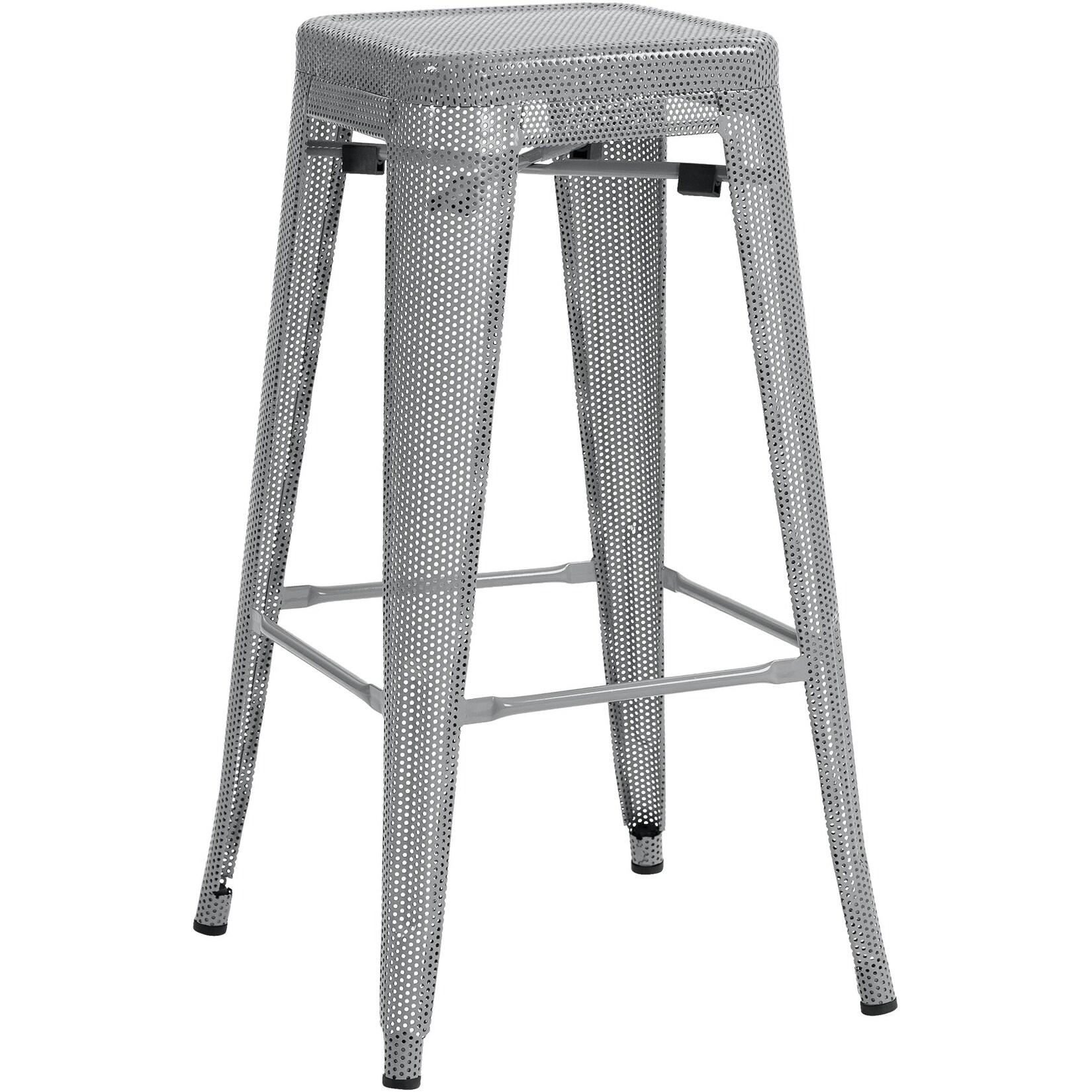 CLP Barhocker Fletcher Farbe: silber