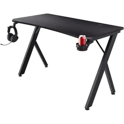 Trust Gxt712 Dynamus Gaming Desk, Gaming Tisch, Schwarz