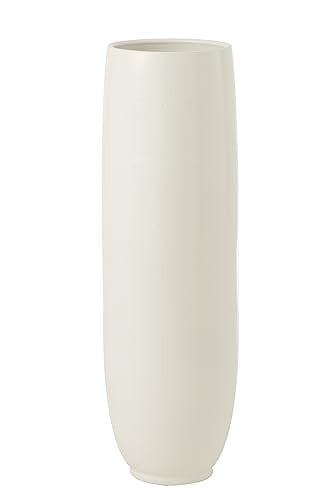 J-Line Vaas Ying Keramiek Wit Large Hoogte: 94 cm