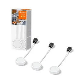 LEDVANCE Undercabinet Spot Puck 65mm 3 x 3W White Spotleuchten für Unterschrankbeleuchtung warmweißes Licht