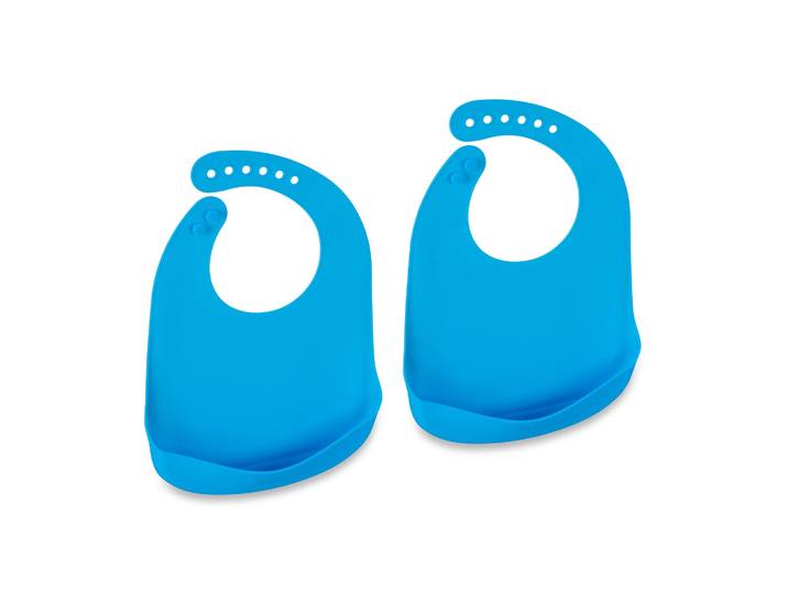 Lätzchen Baby 2er-Set Blau